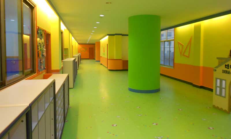 北京市豐臺區(qū)紅黃藍幼兒園地板