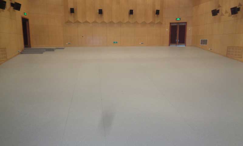 北師大田家炳藝術書院禮堂pvc地板