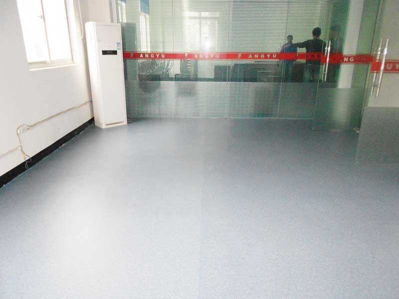 天津辦公室地板膠鋪裝效果 天津辦公室地板膠